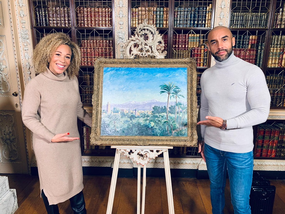 Ria Hebden with her All Around Britain co-host Alex Beresford