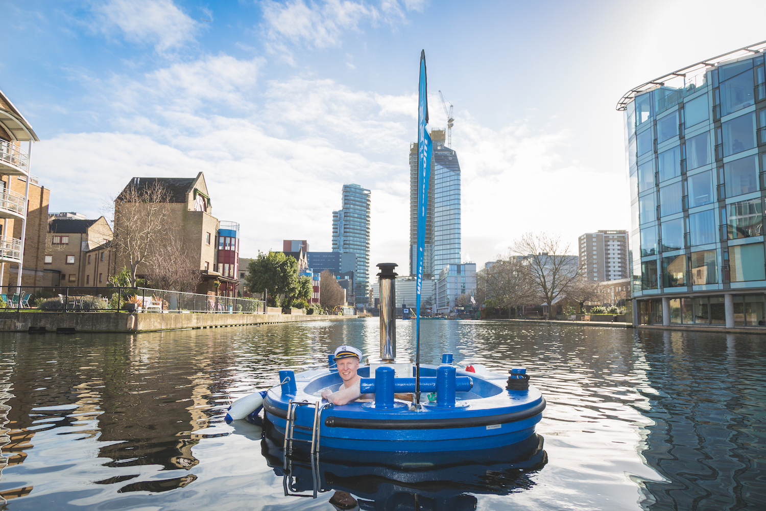 Meet Tommo and his fleet of floating Hot Tubs