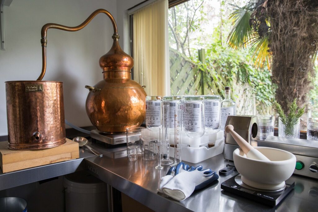 Equipment at Gaslight Distillery. Photo by Rupert Mason