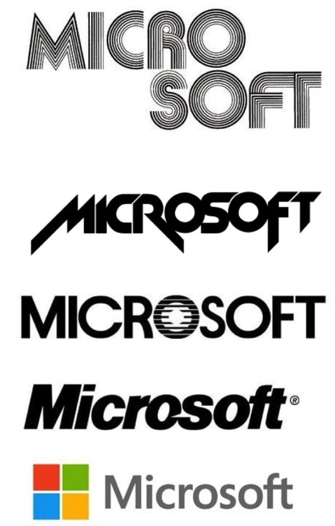 Evolution of the Microsoft logo