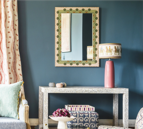 Amy Balfour hand-painted mirror by Wicklewood