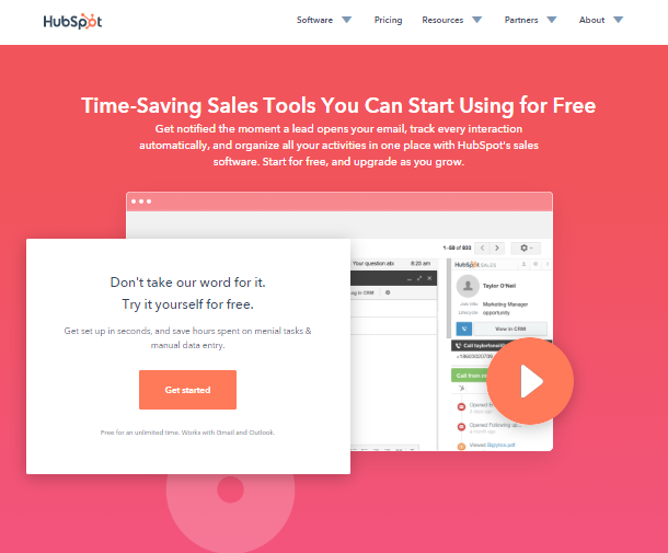 Small Business Software - HubSpot Sales