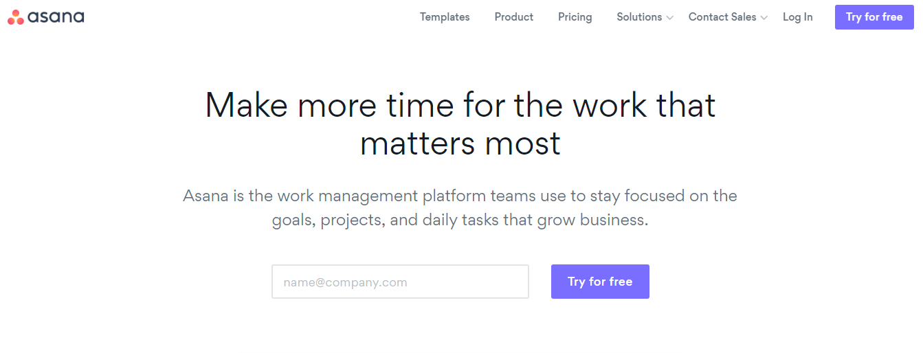 Small Business Software - Asana