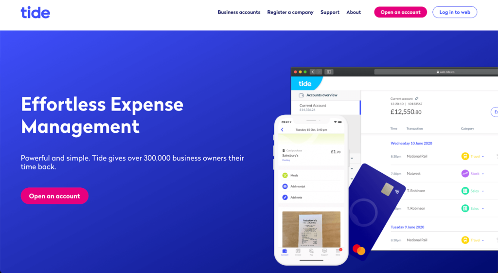 Tide - effortless expense management